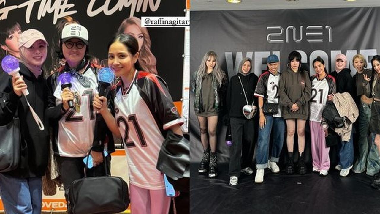 Dapat Area Belakang Panggung, Intip Potret Nagita Slavina dan Ayana Moon Menghadiri Konser 2NE1 Setelah Diundang Oleh YG Entertainment