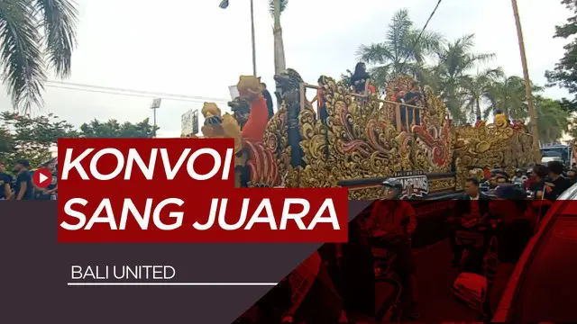 Berita Video ribuan Semeton Dewata Rayakan Gelar juara Bali United dengan cara konvoi di jalanan Bali