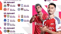 Jadwal dan Link Live Streaming Liga Inggris 2024/25 Matchweek ke 22 di Vidio