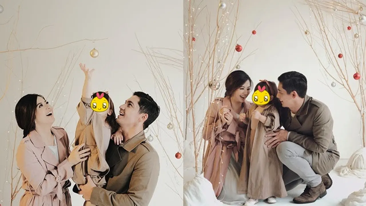 6 Gaya Pemotretan Franda dan Keluarga Bertema Natal, Penuh Kebahagiaan