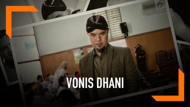 Majelis Hakim PN Surabaya memutuskan Ahmad Dhani bersalah dalam kasus pencemaran nama baik. Ia divonis penjara 1 tahun, atau lebih rendah dari tuntutan jaksa.