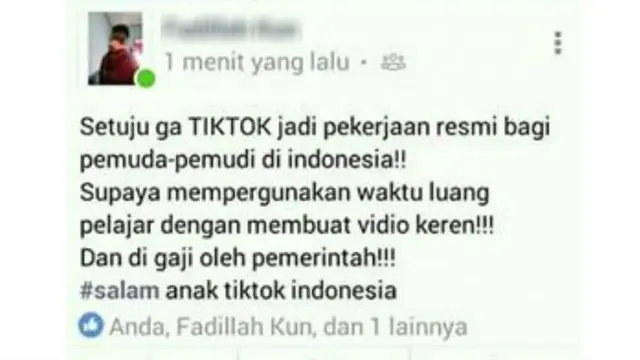 Meski banyak mendapat cibiran dari yang bukan pengguna, namun masih banyak saja orang yang menggunakan aplikasi Tik Tok.