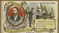 Ilustrasi Wilhelm Conrad Roentgen dan temuannya, sinar-X. (Wikimedia Commons)