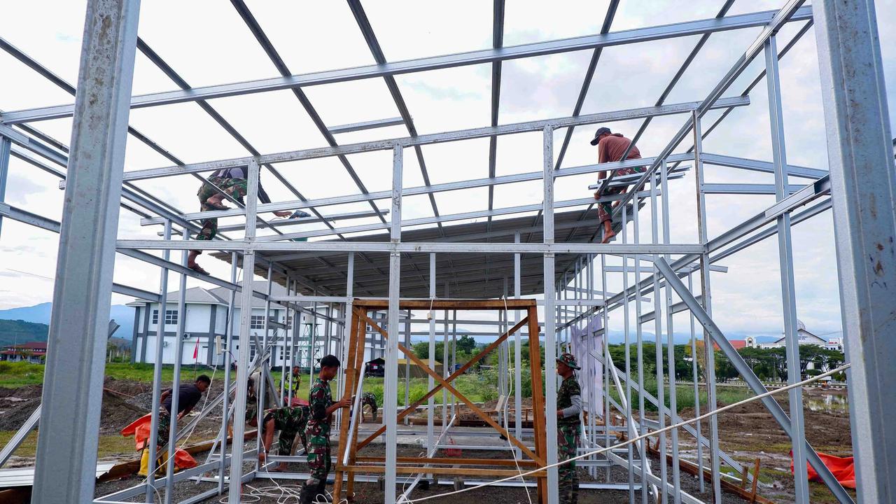 FOTO:  Percepatan Pembangunan Hunian Sementara bagi Korban Bencana di Pidie Jaya