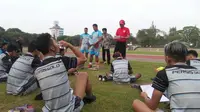 Para pemain Persis Solo dilarang kelebihan berat badan saat bergabung kembali ke tim setelah libur Lebaran. (Bola.com/Ronald Seger Prabowo)