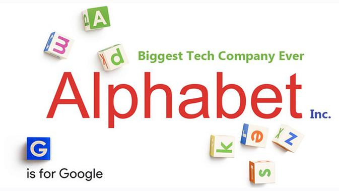 Google akan menjadi anak usaha Alphabet Inc,