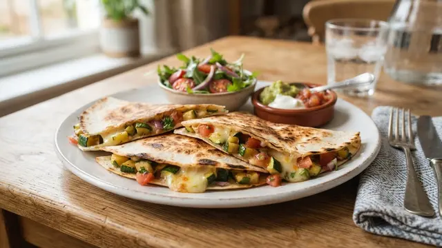 Quesadilla Isi Keju dan Sayuran