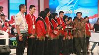 Lomba Cerdas Cermat Empat Pilar di Gedung Nusantara IV MPR/DPR RI, Senayan, Jakarta, Minggu (3/11/2019).