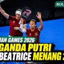 Highlight Padel Ganda Putri Asian Games 2026: Novela Putria/Beatrice Gumulya Menang 2-0 atas Iran