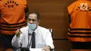 Wakil Ketua KPK, Nurul Ghufron saat menyampaikan rilis penahanan Bupati Kolaka Timur Sulawesi Tenggara, Andi Merya Nur dan Kepala BPBD Kolaka Timur, Anzarullah di Gedung KPK Jakarta, Rabu (22/9/2021). (Liputan6.com/Helmi Fithriansyah)