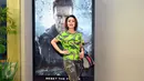 Penyanyi dangdut Kristina saat menghadiri premiere film Terminator Genisys di Gandaria City XXI, Jakarta, Rabu (24/6/2015). Terminator Genisys menceritakan tentang kehidupan di tahun 2029.(Liputan6.com/Panji Diksana) 