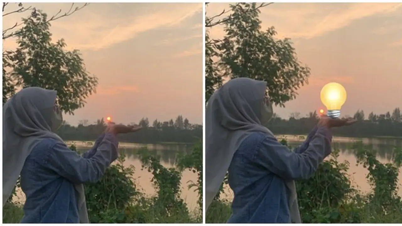 Wanita Ini Minta Diedit Foto Mataharinya Pas di Tangan, 8 Hasilnya Bikin Tepuk Jidat
