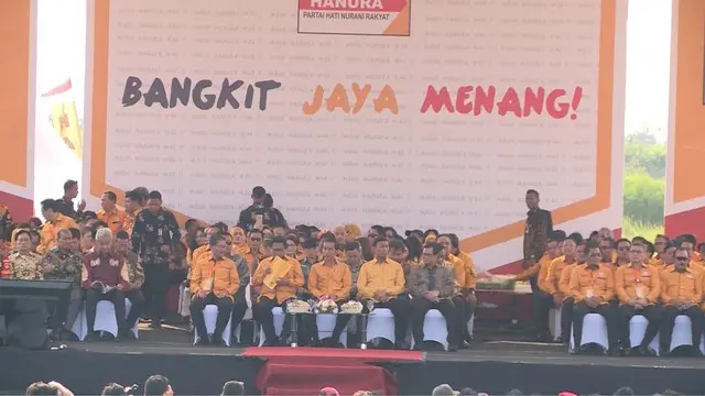 Partai Hanura merayakan hari jadi yang ke-11 di Semarang. Acara tersebut dihadiri oleh Presiden Jokowi.