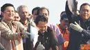 Citizen6, Banjar: Menteri Kelautan dan Perikanan Fadel Muhammad melakukan Safari Minapolitan Ramadan 1432 H, di desa Cindai Alus, Kecamatan Martapura, Kabupaten Banjar, Kalimantan Selatan, Kamis (18/8). (Pengirim: Efrimal Bahri) 
