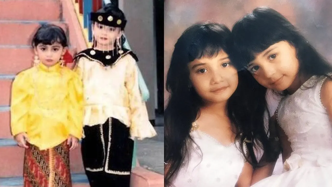 6 Potret Masa Kecil Zaskia Sungkar dan Shireen Sungkar, Bak Anak Kembar