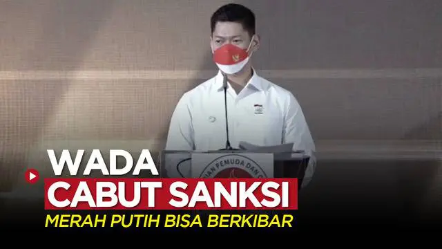 Berita video detail langkah-langkah penyelesaian sehingga WADA (Badan Anti-Doping Dunia) mencabut sanksi untuk Indonesia.
