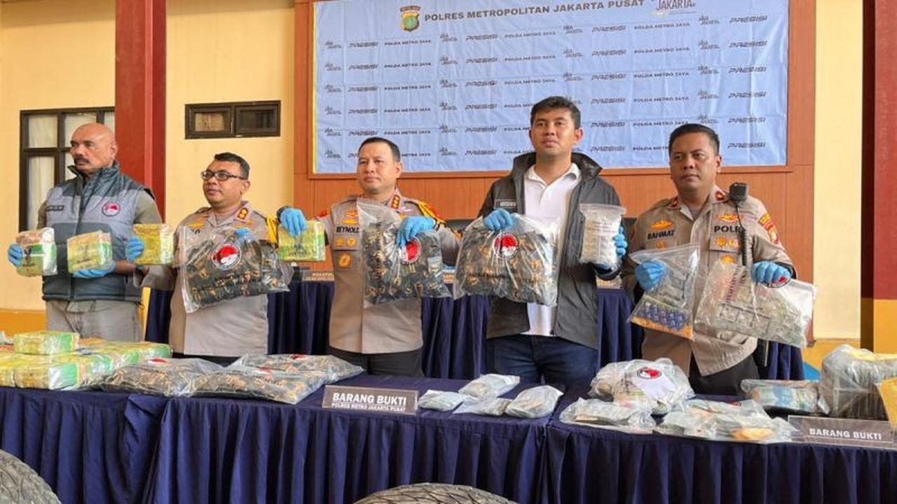 Polres Metro Jakarta Pusat Bongkar Peredaran Narkotika Jaringan Medan-Jakarta, Sita 26,7 Kg Sabu