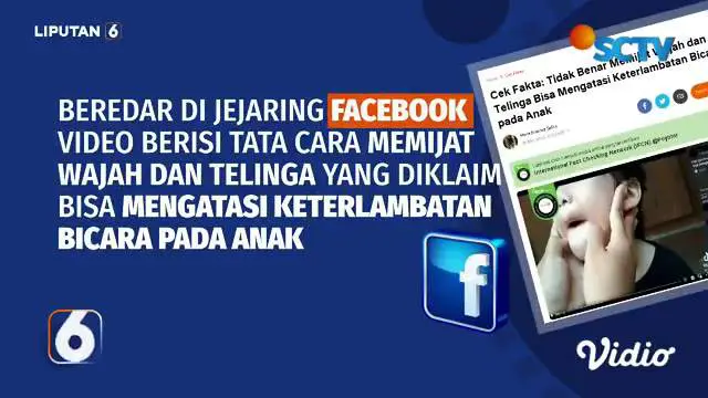 VIDEO: Cek Fakta: Terapi Pijat Wajah dan Telinga, Dapat Atasi Kesulitan Berbicara Pada Anak?