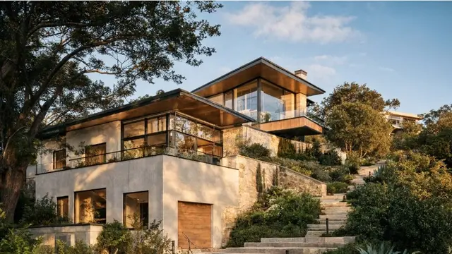 Model Rumah yang Cocok Dibangun di Lahan Menurun (AI)