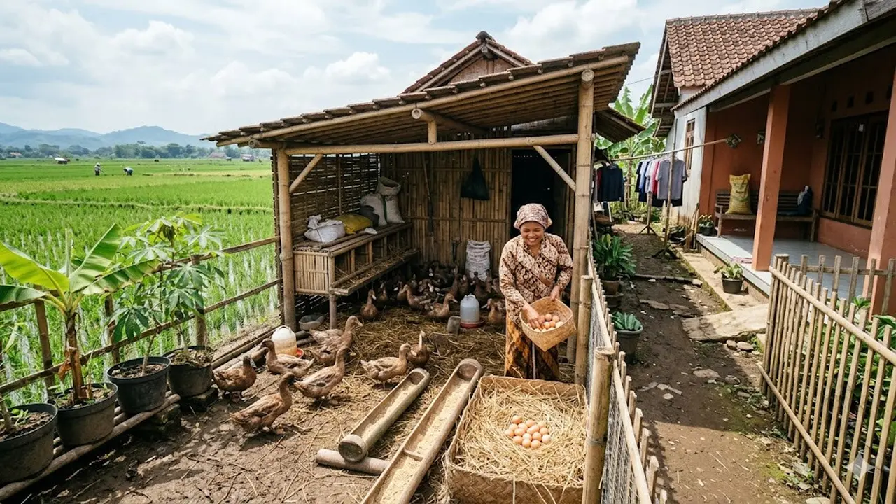Ide Ternak Mini di Pekarangan Sempit Dekat Persawahan