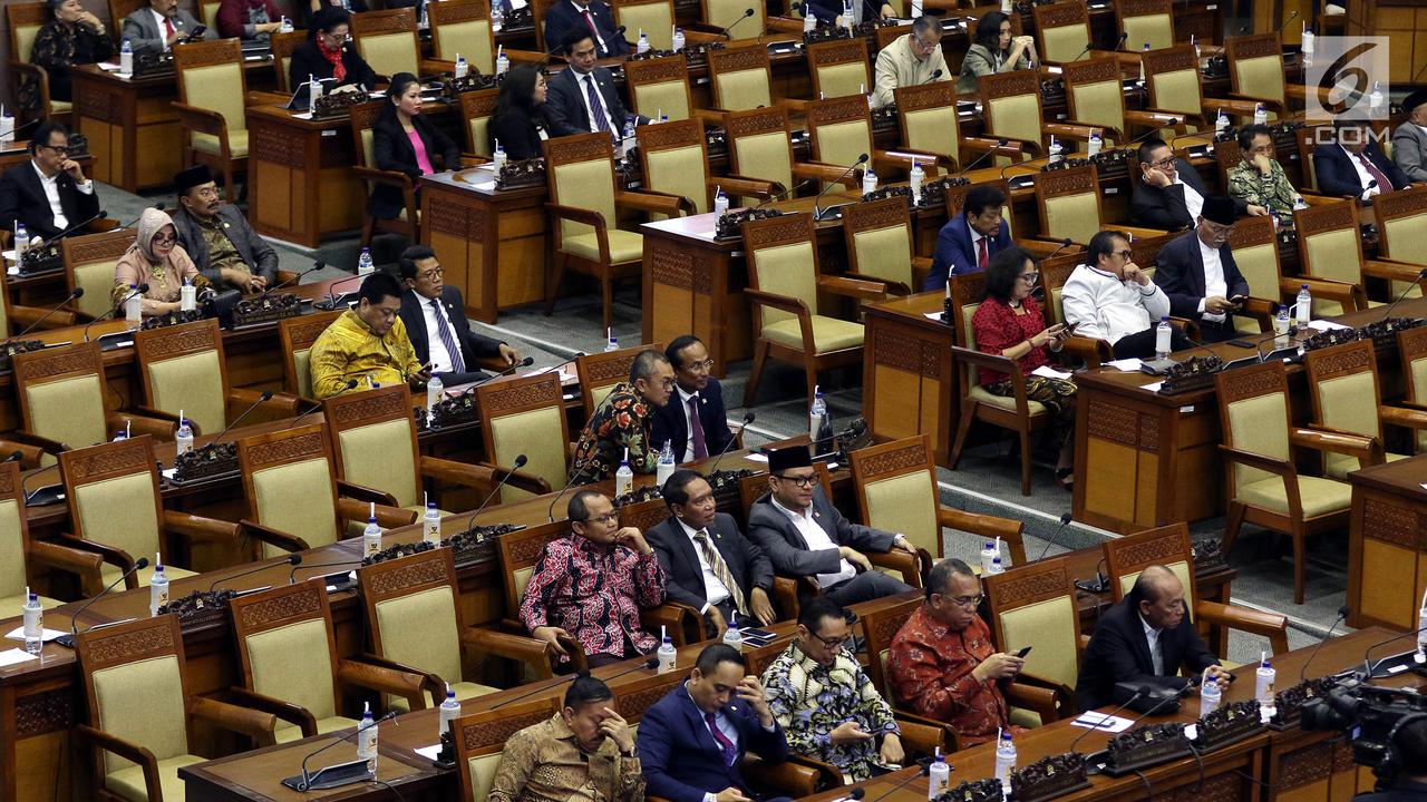 Rapat Paripurna Terakhir DPR Periode 2014-2019