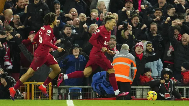 Hasil Liga Inggris: Manchester United Remuk di Kandang Liverpool