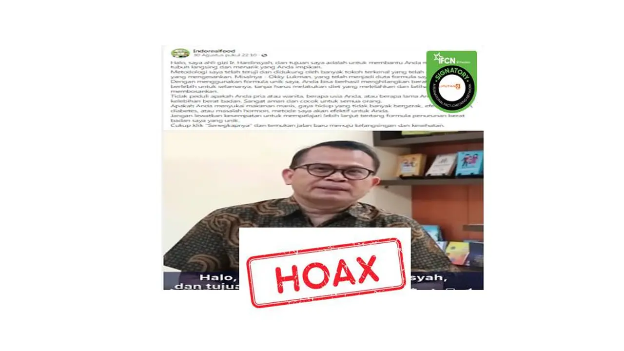 Cek fakta ahli gizi IPB promosikan obat pelangsing