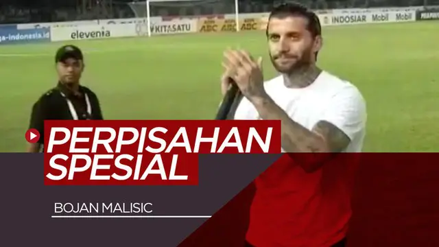 Berita video momen perpisahan Bojan Malisic dengan Bobotoh Persib Bandung berlangsung spesial di Stadion Si Jalak Harupat, Jumat (30/8/2019).