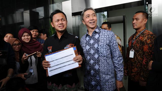 Bakal Calon Wali Kota dan Wakil Wali Kota Bogor Datangi KPK