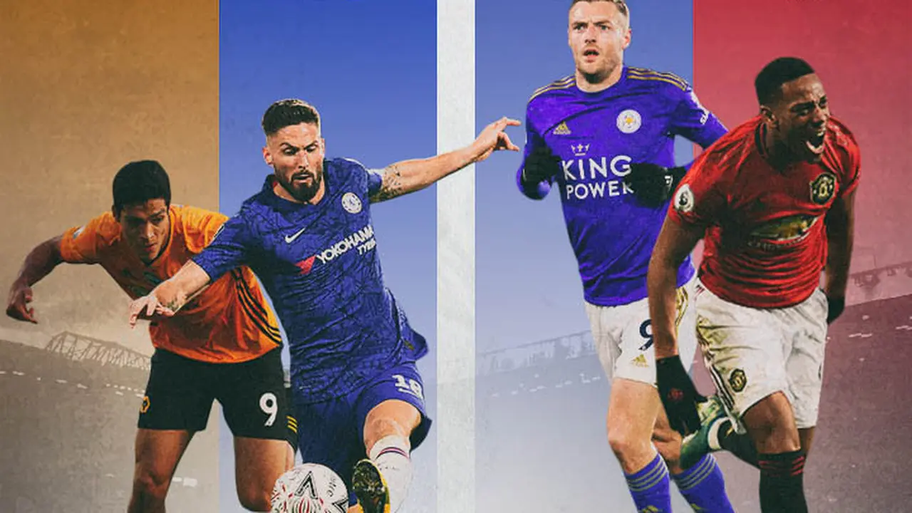 Premier League - Olivier Giroud Vs Raul Jimenez dan Anthony Martial Vs Jamie Vardy