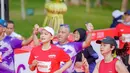 Lomba lari tersebut di gelar Minggu (19/11) pagi di kawasan Borobudur, Kabupaten Magelang, Jawa Tengah. Ira berhasil mencapai finis dalam kategori 10 kilometer. [Instagram/irawbw]
