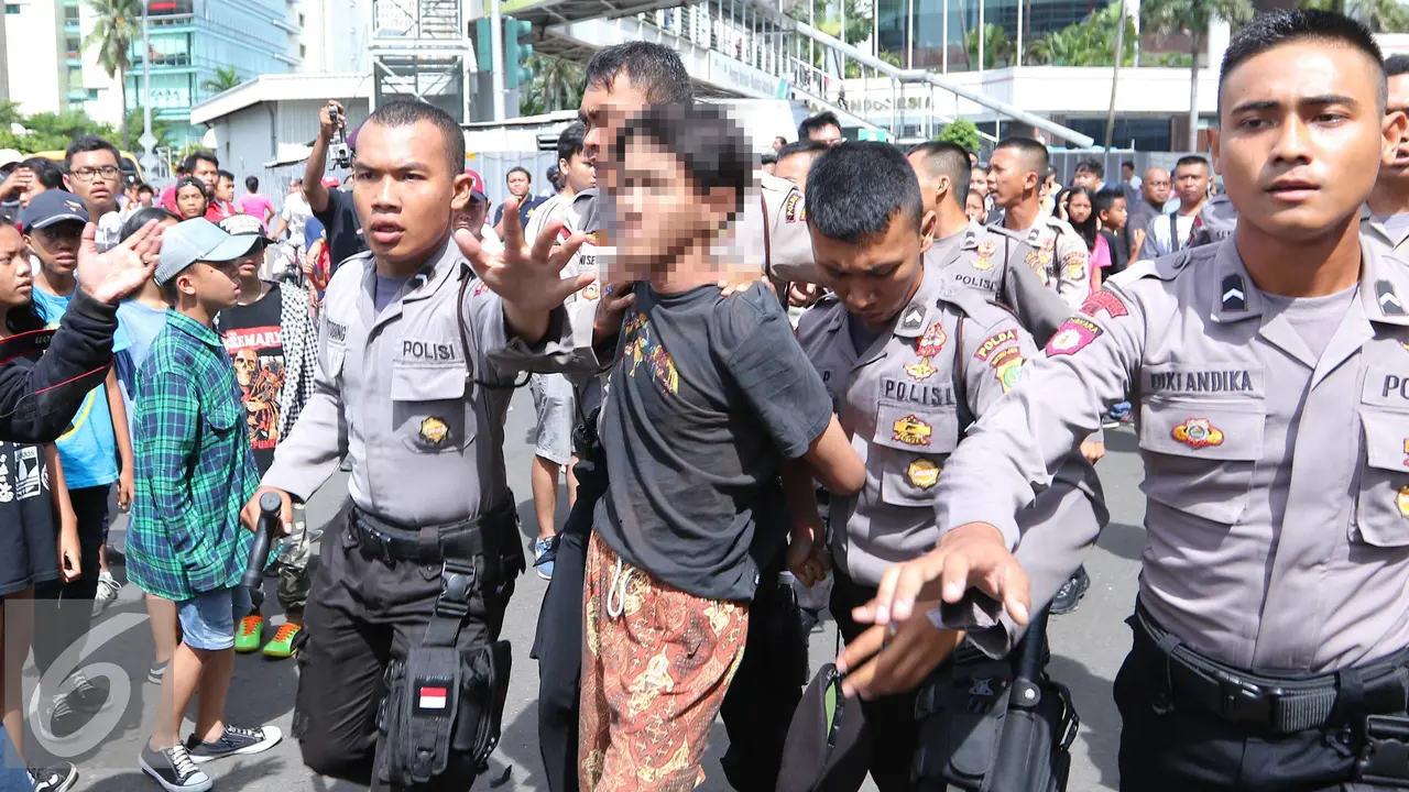 20161002- Polisi Tangkap Penodong di CFD-Jakarta-Angga Yuniar