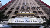 Hotel Cecil di pusat kota Los Angeles punya reputasi mengerikan (AFP)