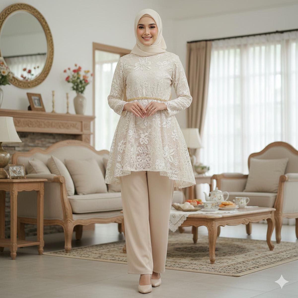 7 Model Baju Lebaran One Set Wanita 2026, Tampilan Elegan dan Stylish Tanpa Ribet