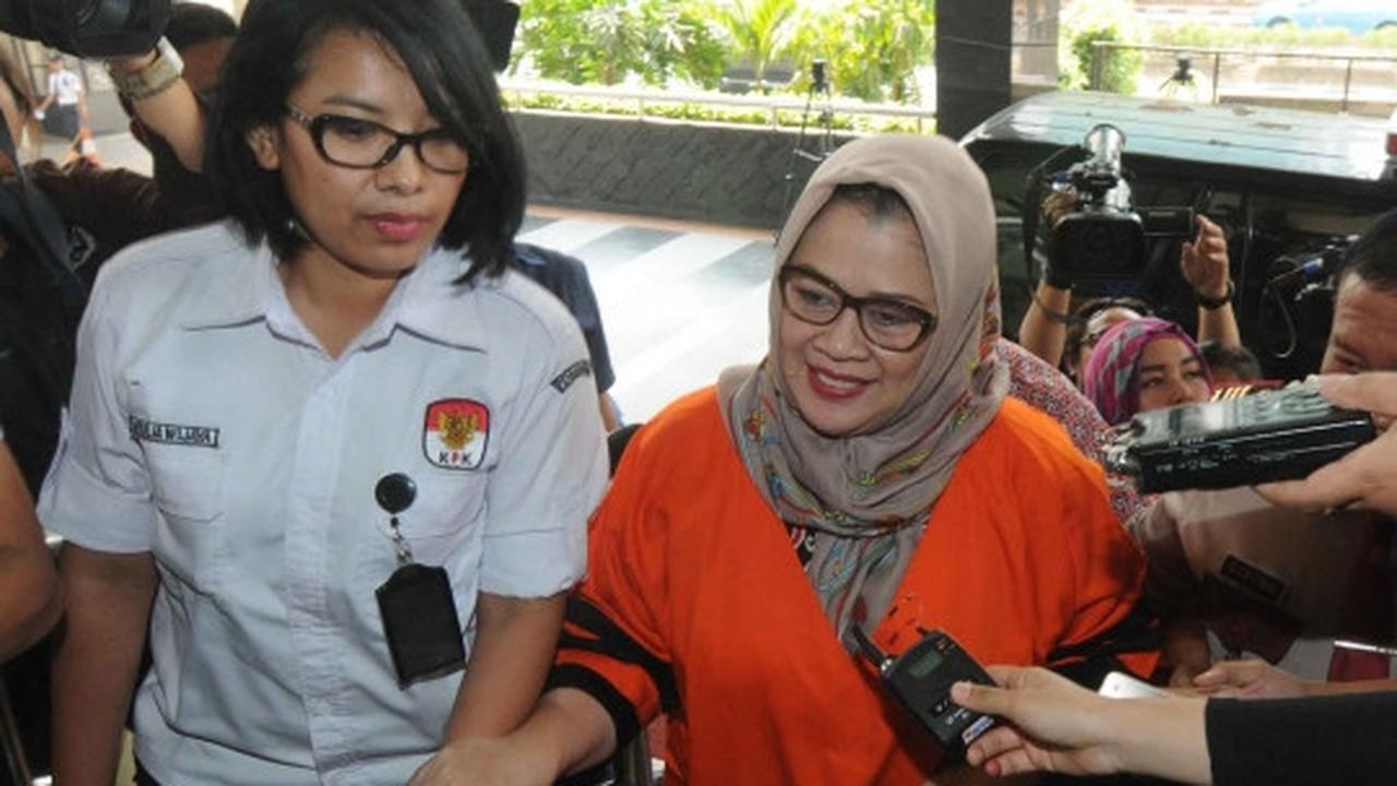 Pemeriksaan perdana Dewie Yasin Limpo pasca ditahan KPK