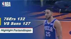 Joel Embiid mencetak 42 poin dan 18 rebound untuk menggagalkan ledakan Devon Booker 37 poin dan membantu Philadelphia 76ers mengalahkan Phoenix Suns, 132-127.