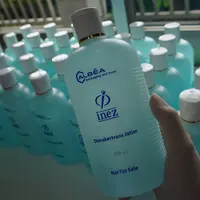 Inez Cosmetics produksi ratusan ribu hand sanitizer untuk diberikan kepada pemerintah guna menanggulangi pandemi virus Corona. Sumber foto: Document/Inez Cosmetics.