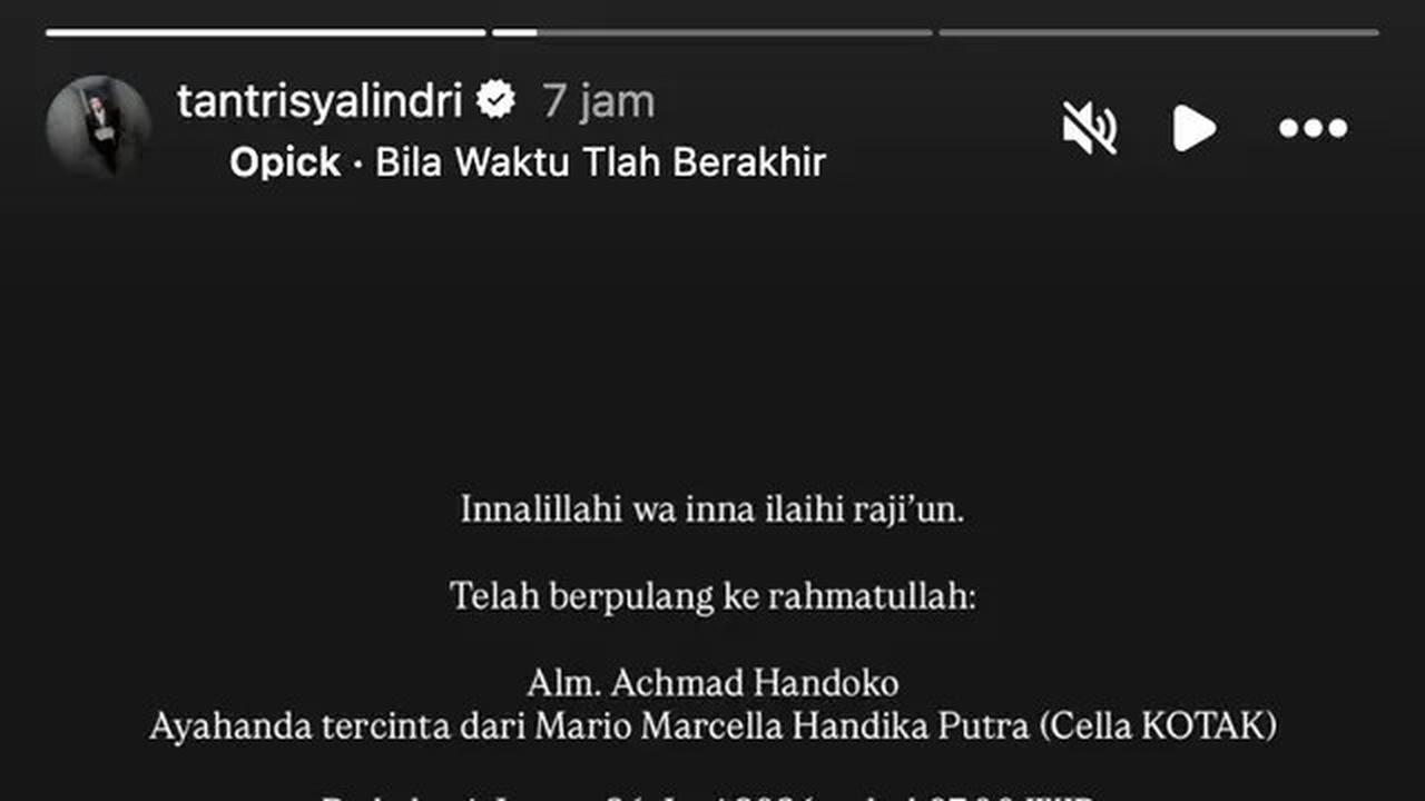 Ayah Cella Kotak Meninggal Dunia di Banyuwangi, 26 Juni 2026