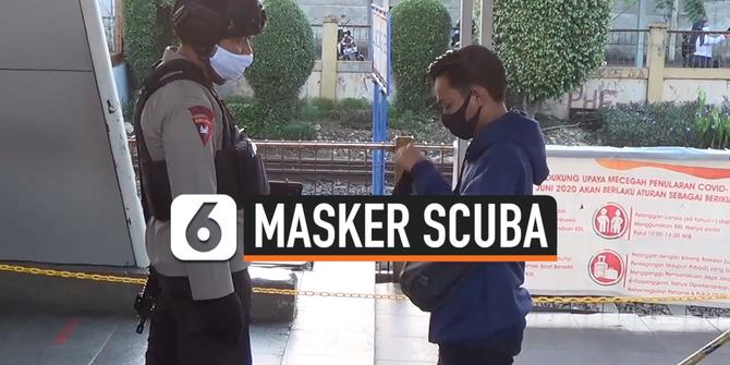 VIDEO: Ingat, Pakai Masker Scuba Bakal Dilarang Naik KRL