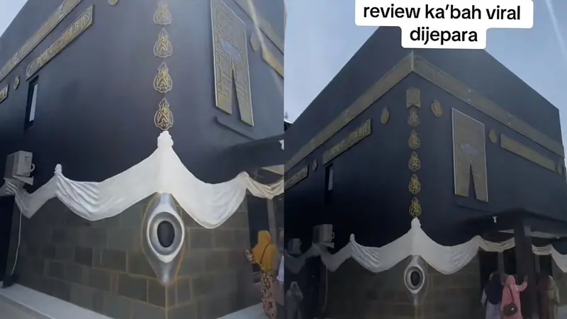 Viral bangunan replika ka'bah di Jepara Jawa Tengah