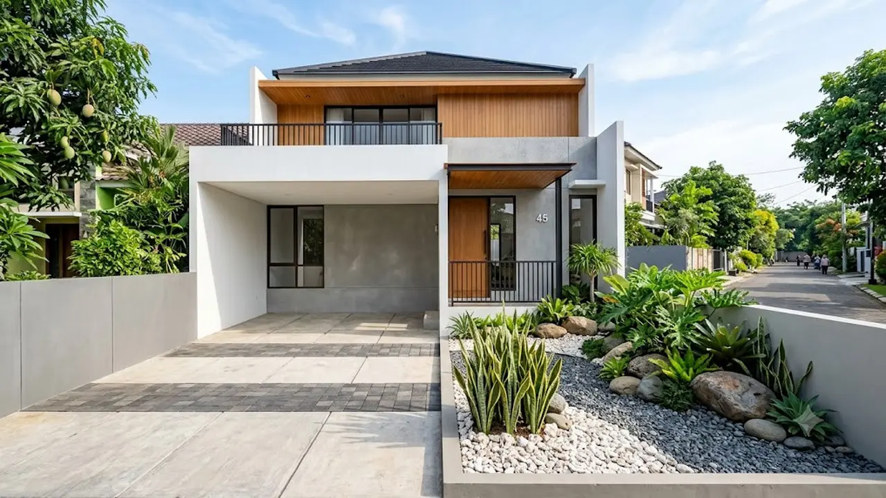 Carport Taman Kering