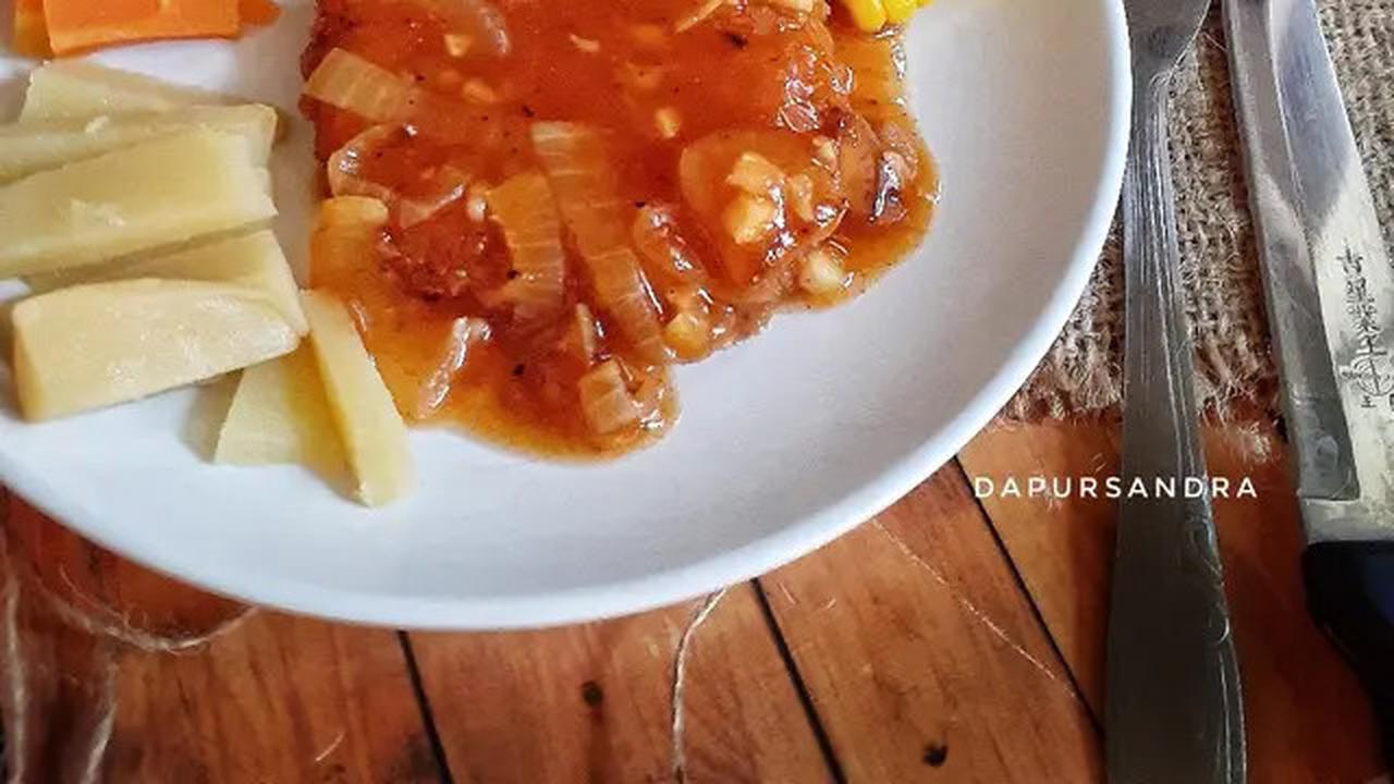 Ilustrasi Steak Tempe