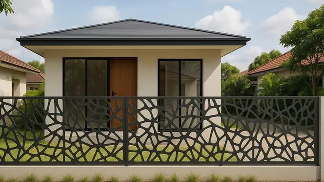 10 Model Pagar Laser Cutting Terbaru, Desain Ini Bikin Rumah Tampak Mewah di 2025