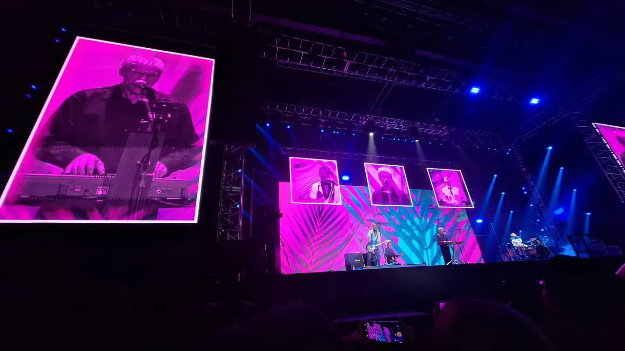 Michael Learns to Rock dalam The 90’s Intimate. (Ratnaning Asih/ LIputan6.com)