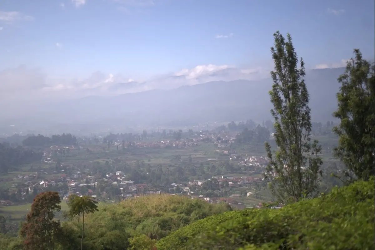 Desa Lebakmuncang Dari Atas Bukit