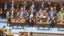 Menteri Keuangan Purbaya Yudhi Sadewa saat menghadiri rapat paripurna pengesahan Undang-Undang Pusat Finansial Internasional Indonesia (PFII) di Kompleks Parlemen, Senayan, Jakarta, Selasa (21/07/2026). (KLY/Arie Basuki)