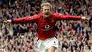 David Beckham sering dianggap sebegai gelandang terbaik pada generasinya. Sepanjang kariernya di Old Trafford, ia berjasa membawa 6 gelar Liga Inggris, 1 trofi Liga Champions, dan 6 piala domestik. Namun, pertikaiannya dengan Sir Alex Ferguson membuatnya hengkang dari Setan Merah. (AFP/Paul Barker)