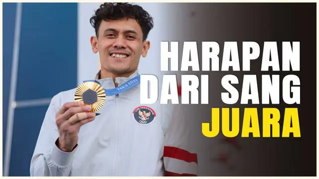 VIDEO: Menyala! Komentar Veddriq Leonardo Setelah Sukses Raih Emas di Olimpiade 2024