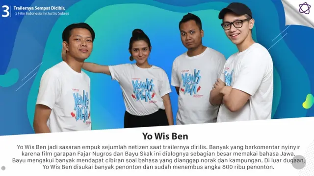 [Bintang] Trailernya Sempat Dicibir, 5 Film Indonesia Ini Justru Sukses