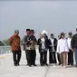 Presiden Joko Widodo meresmikan empat ruas tol yang bagian dari tol Trans Jawa pada Kamis (20/12/2018)